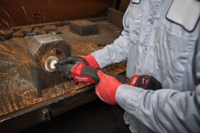 Milwaukee - Akku-Geradschleifer Totmannschalter, variable Drehzahl, Bremse (M18 FDGROVPDB)