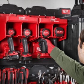 Milwaukee - Packout Wandhalterung für Akkuschrauber & Schlagschrauber (4932480712)