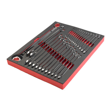 Milwaukee - Einlage MAXBITE Ringmaulschlüssel - Satz 27tlg. (4932493247)