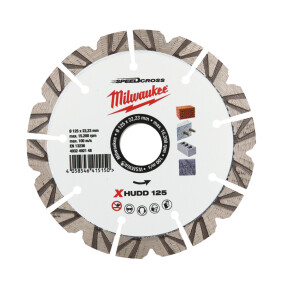 Milwaukee - Speedcross Diamanttrennscheibe XHUDD 125 mm...