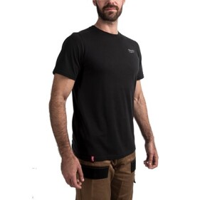 Milwaukee - Hybrid- Arbeits- T-Shirt kurzärmlig schwarz S (4932492963)