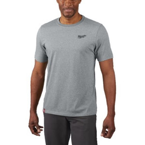 Milwaukee - Hybrid- Arbeits- T-Shirt kurzärmlig grau