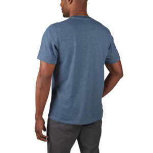 Milwaukee - Hybrid- Arbeits- T-Shirt kurzärmlig blau...