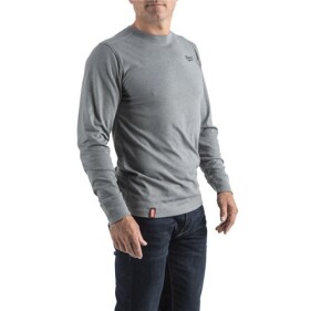 Milwaukee - Hybrid- Arbeits- T-Shirt langärmlig grau