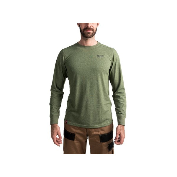 Milwaukee - Hybrid- Arbeits- T-Shirt langärmlig grün