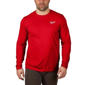 Milwaukee - Workskin Funktions- T-Shirt langärmlig rot S (4932493083)