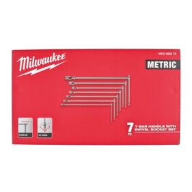 Milwaukee - T-Gelenkschlüssel Set 7tlg. (4932492674) - metrisch -
