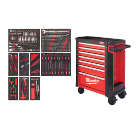 Milwaukee - Werkstattwagen TOOLGUARD mit 7 Schubladen...