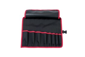 Parat - Werkzeugrolltasche Nylon schwarz - rot 8 Fächer 410x330mm