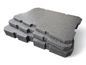 MWK - Schaumstoffeinlage für Packout Koffer schwarz