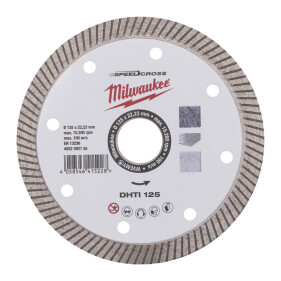 Milwaukee - Speedcross Diamanttrennscheibe DHTi 125 mm...