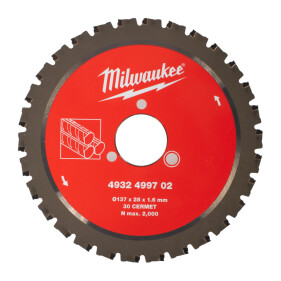 Milwaukee - Baustahl-Sägeblatt Ø137mm für M18 FRBCO32 (4932499702)