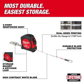 Milwaukee - Spezialmaßband Durchmesser für Rollnutgerät (4932500648)