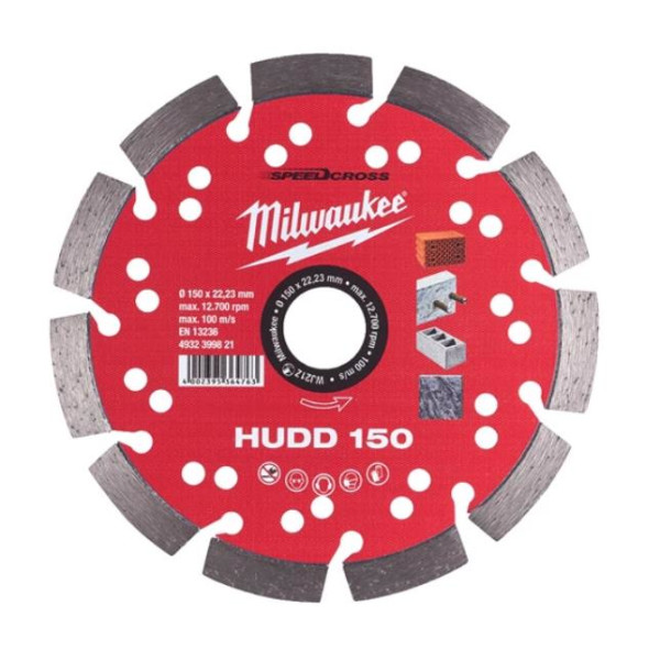 Milwaukee - Speedcross Diamanttrennscheibe HUDD 150 mm (4932399821)