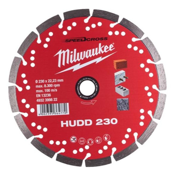 Milwaukee - Speedcross Diamanttrennscheibe HUDD 230 mm (4932399822)