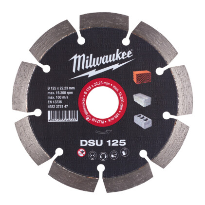 Milwaukee - Diamanttrennscheibe DSU 125 mm (4932373147)...