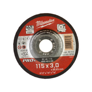 Milwaukee -  Metalltrennscheibe PRO+ 115 mm (4932451495)