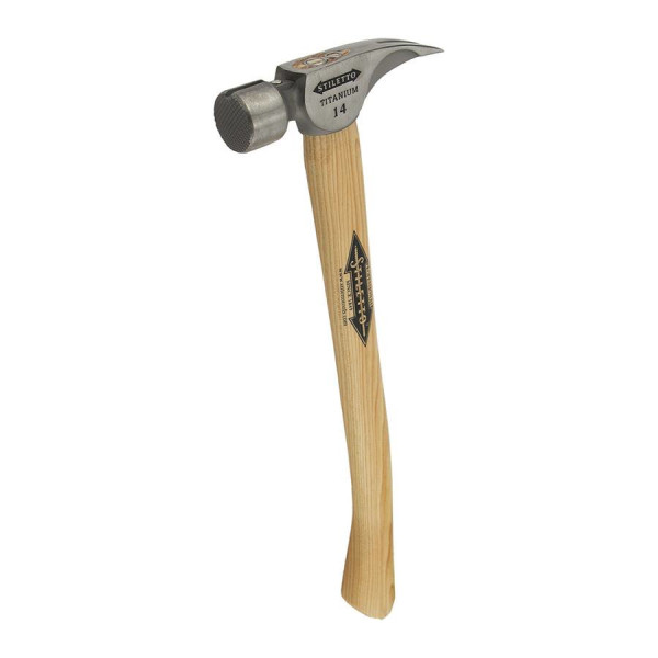 Milwaukee - Titanhammer m. Hickorystiel Stiletto glatt (Ti 14SC-H18) (4932352584)