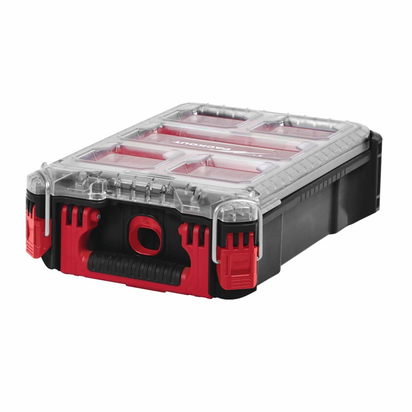 Milwaukee - PACKOUT Organiser Compact, inkl, Sortierboxen 250 x 380 x