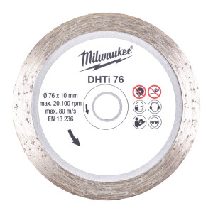 Milwaukee - Diamanttrennscheibe DHTS 76mm für...