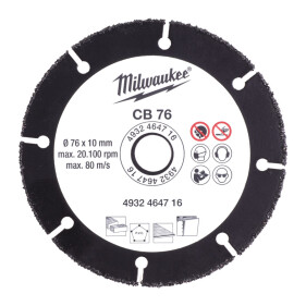 Milwaukee - HM-Trennscheibe 76mm (4932464716) für...