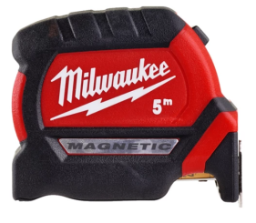 Milwaukee - Premium-Bandmaß 27mm breites Band, magnetisch