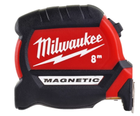 Milwaukee - Premium-Bandmaß 27mm breites Band, magnetisch