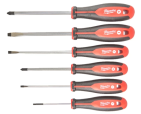 Milwaukee - Schraubendreher Tri-Lobe 6-teiliges Set PZ/SL...