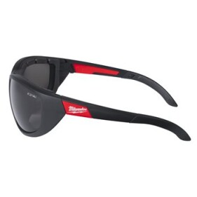 Milwaukee - High Performance Schutzbrille getönt, mit abnehmbarer Schaumstoffauflage (4932471886)