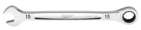 Milwaukee - MAX BITE Ratschen-Ringmaulschlüssel 15mm (4932471508)