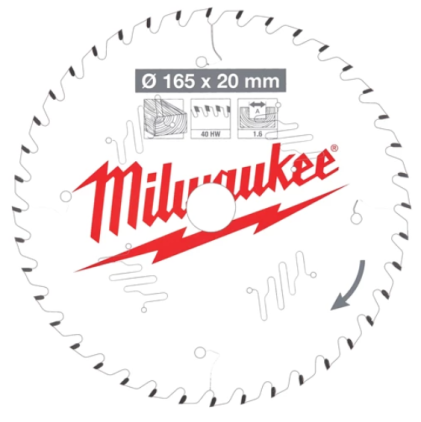 Milwaukee - Kreissägeblatt Holz für...