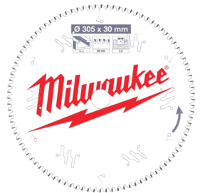 Milwaukee - Sägeblatt Alu für Kapp- und Gehrungssägen 305/30mm Z96 Flachtrapezzahn negativ (4932471323)