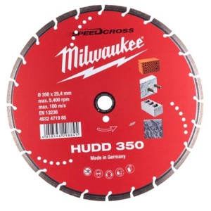 Milwaukee - Speedcross Diamanttrennscheibe HUDD 350mm...