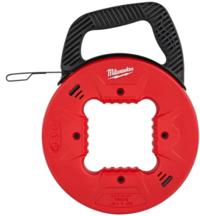 Milwaukee - Stahl-Kabeleinziehspirale 15m, mit Abrollgehäuse (4932472121)