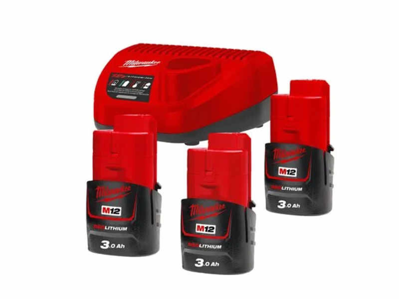 Milwaukee - 12V Starterset (M12 NRG-303) (4933459207) 