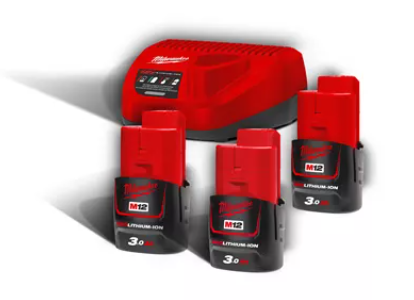 Milwaukee - 12V Starterset (M12 NRG-303) (4933459207) 