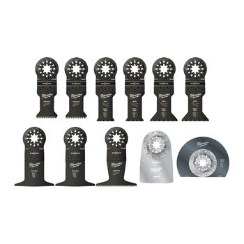 Milwaukee - Multitool Starlock Zubehör-Set 11-teilig Universal (48906