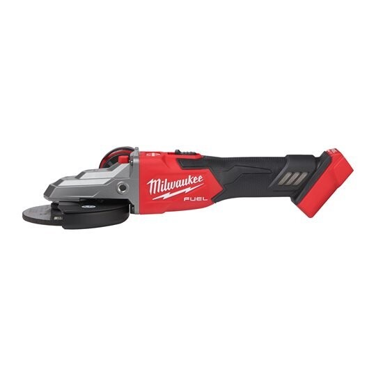 Milwaukee - FUEL Akku-Flachkopf-Winkelschleifer mit Bremse (M18 FSAGF