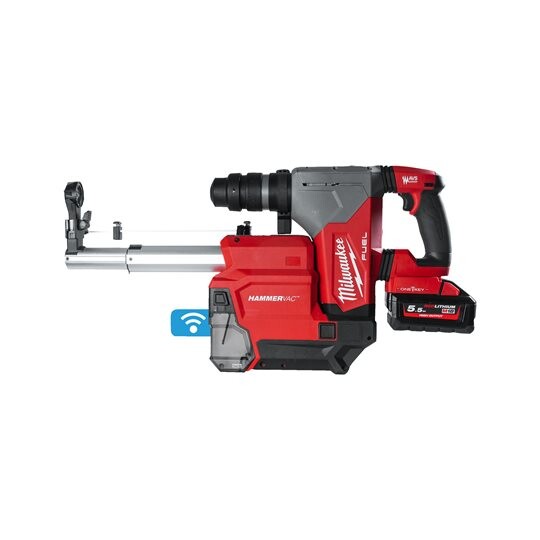 Milwaukee - One Key Akku-Kombihammer mit Absaugung & Akku (M18 ONEFHX