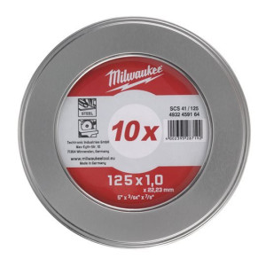 Milwaukee -  Metalltrennscheibe PRO+ INOX 1 x 125 mm 10...