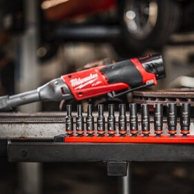 Milwaukee - Shockwave Schlagnuss 1/4" lang 50mm 12 - teiliges Set (4932480453)