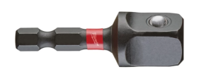 Milwaukee - Steckschlüsseleinsatz Shockwave 50mm 1/4" Sechskant auf 1/2" Vierkant (4932478803)