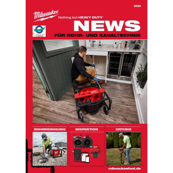 Milwaukee - Katalog NEWS Rohr- und Kanaltechnik (Nur Download möglich)
